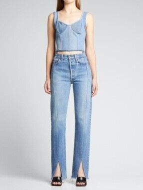 EB Denim Split Hem OG Denim Jeans Size 26
